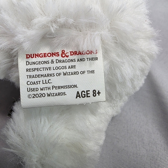 Dungeons & Dragons Snowy Owlbear Plush Gamer Pouch Clip 7 Inch 2020 - Picture 7 of 9